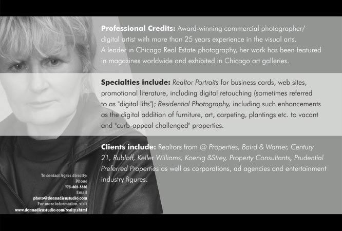 Professional photography, graphic and web design, digital retouching... all you ever need to market your business efficiently